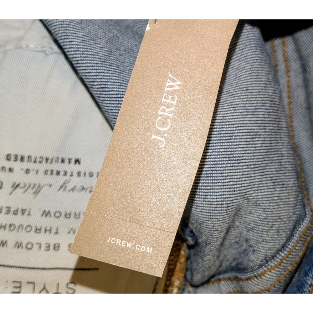 J. Crew 484 Slim Stretch Fit Jeans Mens W33 L32‎ Medium Wash Denim Pants NWT